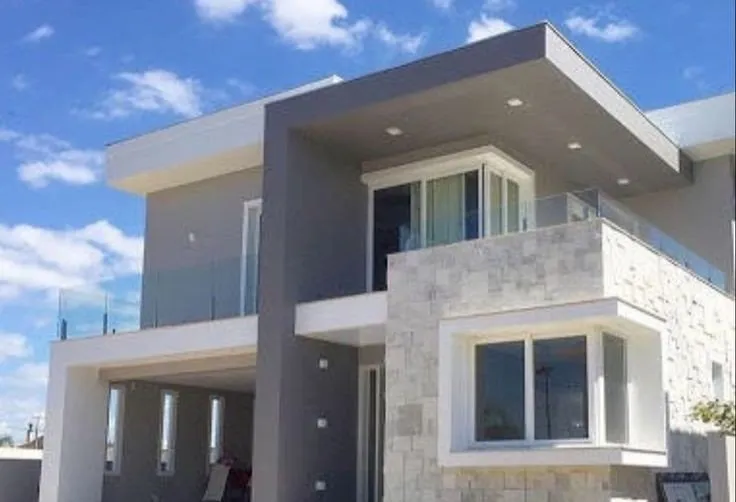 دهانات خارجية بجدةأفكار ملهمة لتصميم واجهات منازل عصرية