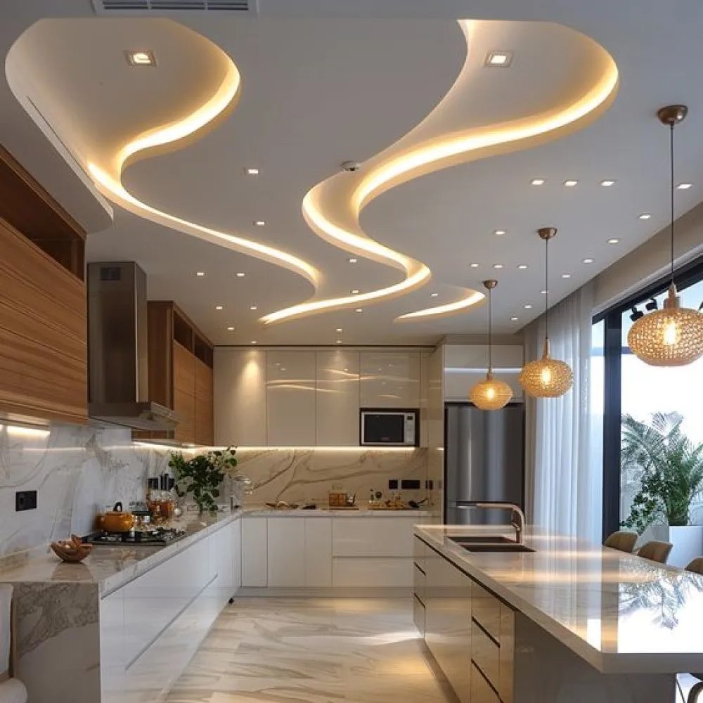 ديكورات جبسية حديثةطريقة التركيب وأشكال مميزة لعام 2025 جدة