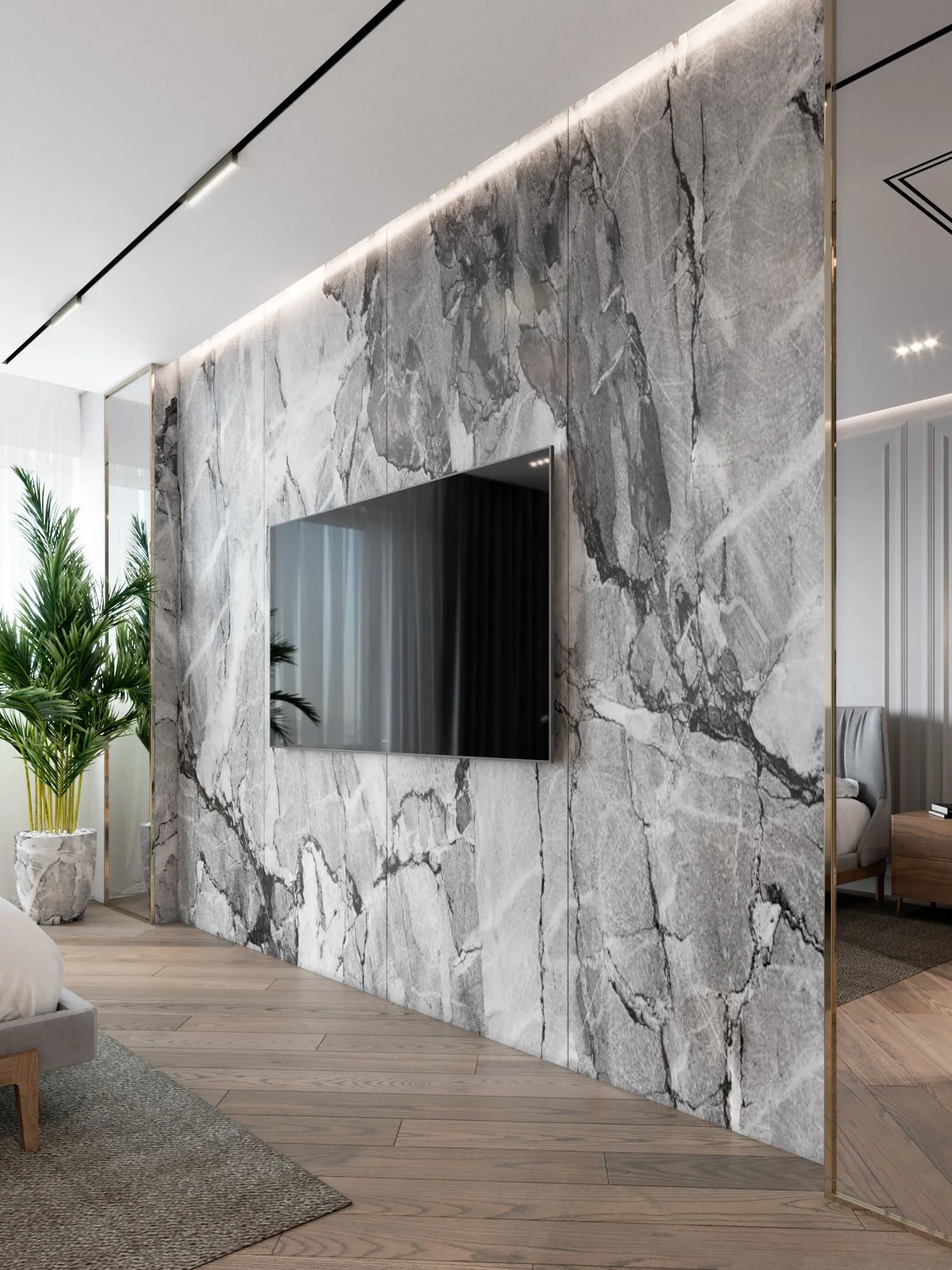 تركيب ورق جدران حديث: لمسة من الأناقة والتجديد