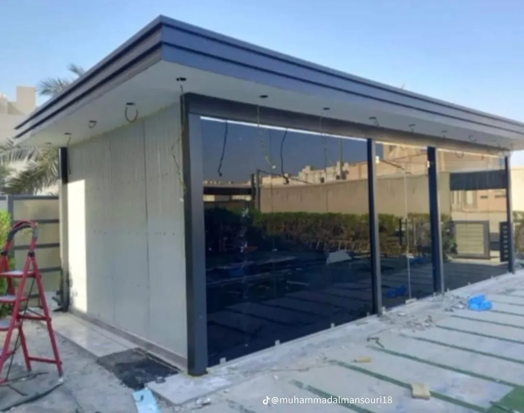 معلم تشطيبات وترميمات ملاحق خارجية عصرية في جدة