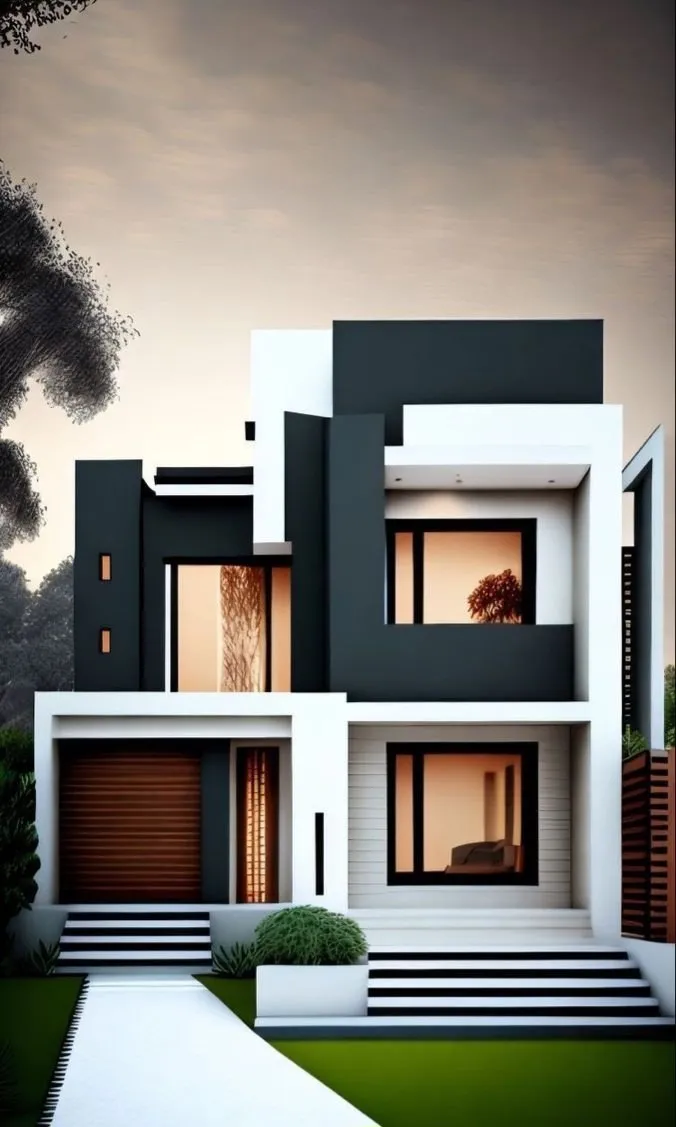 دهانات خارجية بجدةأفكار ملهمة لتصميم واجهات منازل عصرية