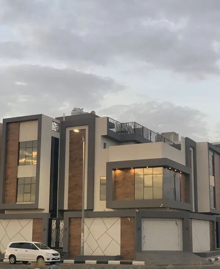 دهانات خارجية بجدةأفكار ملهمة لتصميم واجهات منازل عصرية