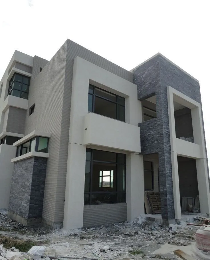 دهانات خارجية بجدةأفكار ملهمة لتصميم واجهات منازل عصرية