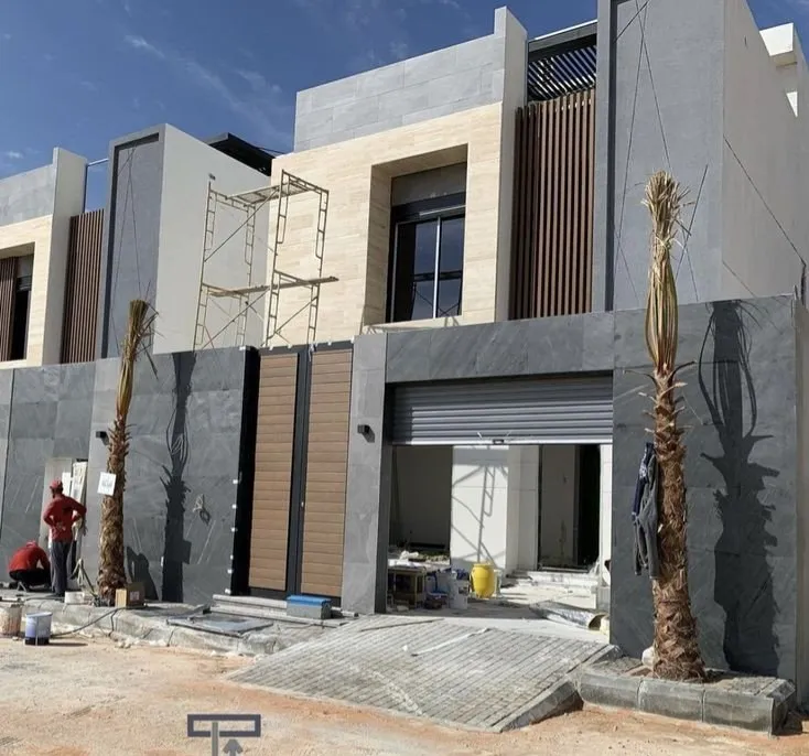 دهانات خارجية بجدةأفكار ملهمة لتصميم واجهات منازل عصرية