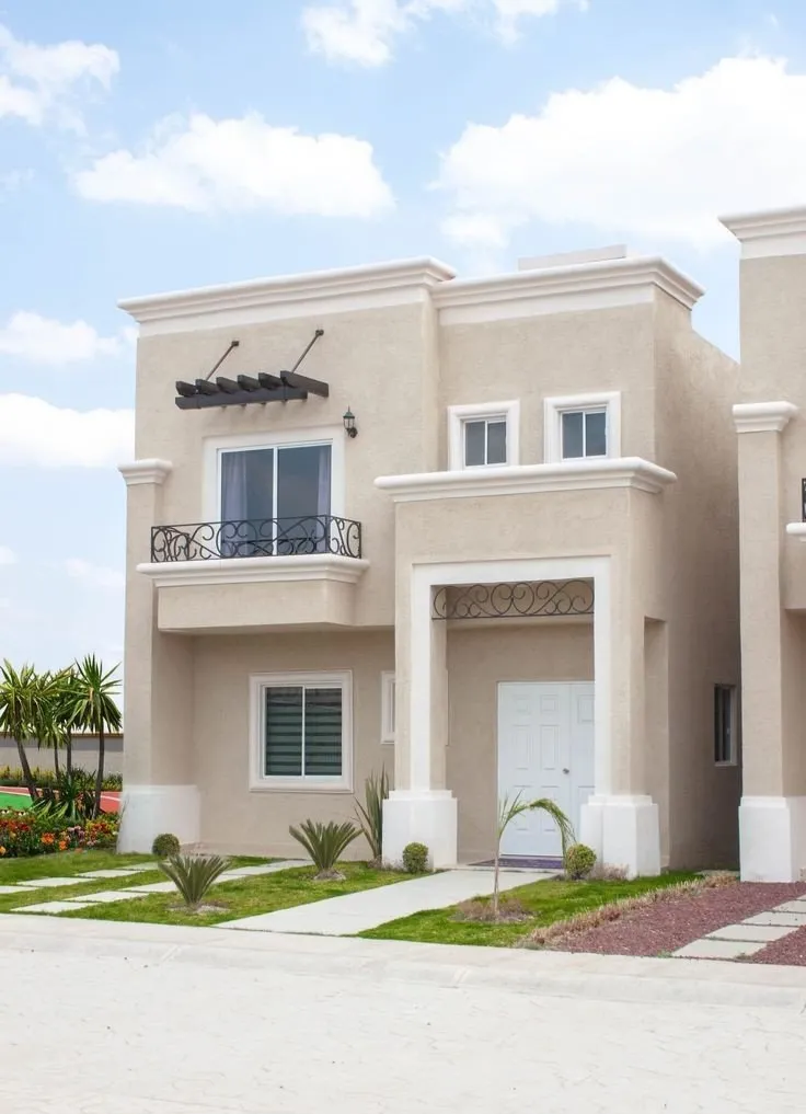 دهانات خارجية بجدةأفكار ملهمة لتصميم واجهات منازل عصرية