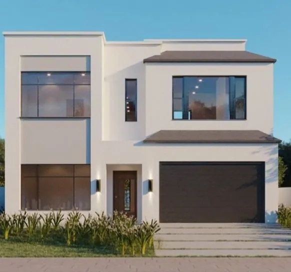 دهانات خارجية بجدةأفكار ملهمة لتصميم واجهات منازل عصرية