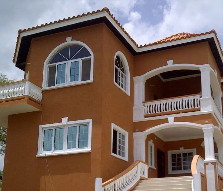 دهانات خارجية بجدةأفكار ملهمة لتصميم واجهات منازل عصرية